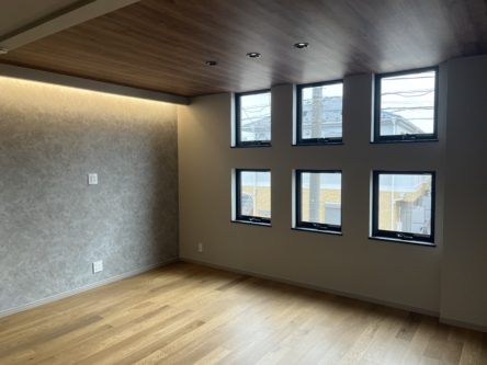 注文住宅「ビルトインを望める家」の内観の施工事例